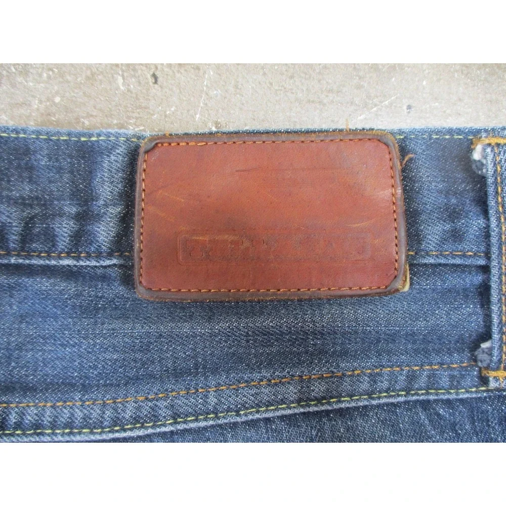 Tellason Jeans Mens 30 Blue Ladbroke Grove Slim Tapered White Oak Cone Denim USA